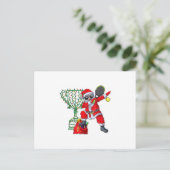 ダビングサンタテニス クリスマス Xmas プレゼント メンズ 案内ポストカード (スタンド正面)