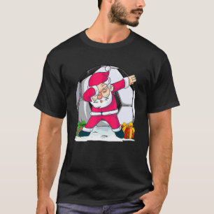 ダビングサンタ クリスマス サッカー サンタ 少年 ダブ Xmas Tシャツ