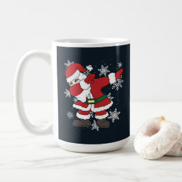 ダビングサンタ 楽しいクリスマス スノー コーヒーマグカップ