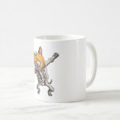 ダビングスケルトンコルギキュートハロウィーンコおもしろいルギ コーヒーマグカップ (正面右)