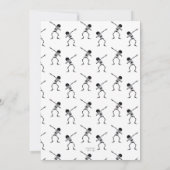 ダビングスケルトンハロウィーンハッピーバースデーパーティー 招待状 (裏面)