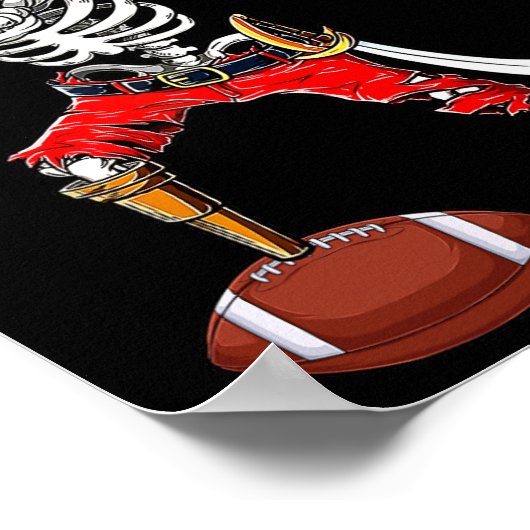 ダビングスケルトン海賊とフットルハロウィーンCo ポスター (角)