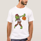ダビングゾンビハロウィンダブおもしろギフトデザイン Tシャツ (正面)