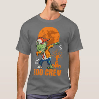 ダビングゾンビ、ハロウィーン、オレンジムーン、ブーークルーT Tシャツ