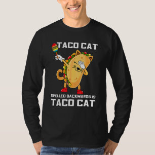 ダビングタコキャットスペル逆はタコキャットシン Tシャツ