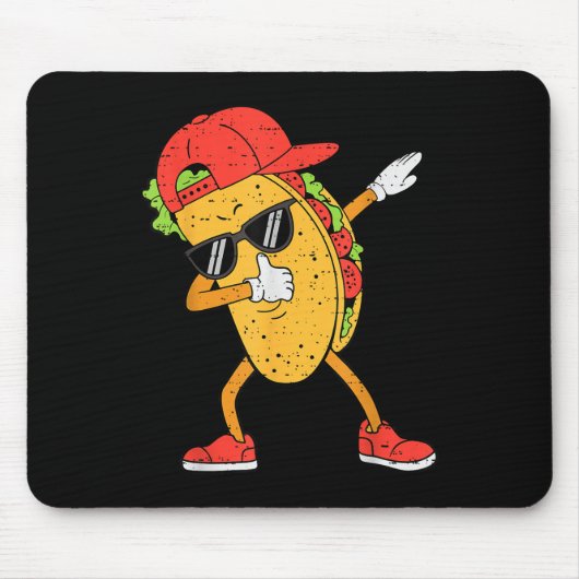 ダビングタコスDab Cinco De Mayo Mexican Boys Toddl マウスパッド (正面)