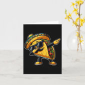 ダビングタコ シンコ デ マヨ 面白い メキシカンファザーズデー カード (黄色い花)