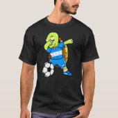 ダビングタートルホンジュラスサッカーファンのジャージー本村 Tシャツ (正面)