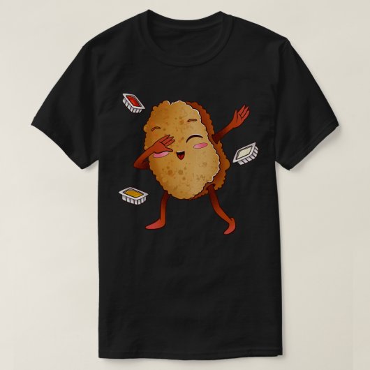 ダビングチキンナゲット Tシャツ (デザイン正面)