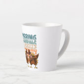 ダビングチキン カフェラテマグ (右アングル)