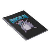 ダビングチンチラサングラスアニマルペットおもしろい ノートブック (右側)