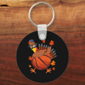 ダビングトルコとスケットルll秋ビーブスサンクスギヴィ キーホルダー (正面)