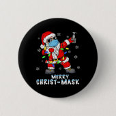 ダビングトルコTレックス巡礼者サンクスギビング少年の子供 缶バッジ (正面)