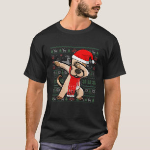 ダビングドおもしろいッグブリークリスマスパーティーCos Tシャツ