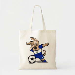 ダビングドッグエルサルバドルサッカーファンのジャージーフットバル トートバッグ