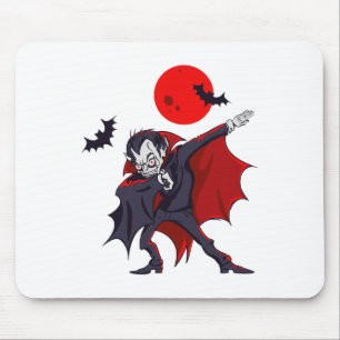 ダビングドラキュラヴァンパイアハロウィーン数ダブラGif マウスパッド