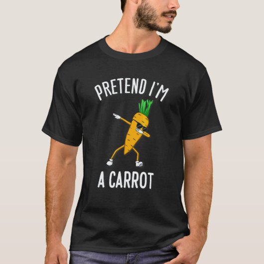 ダビングニンジン野菜植物学者ヴィーガン Tシャツ (正面)
