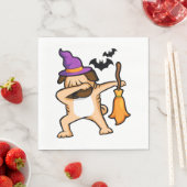 ダビングハロウィーンパグドッグ スタンダードランチョンナプキン (インサイチュ)