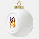 ダビングハロウィーンパグドッグ セラミックボールオーナメント (右)