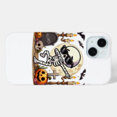 ダビングハロウィーンボーイズスケルトンゾンビ怖い Case-Mate iPhoneケース (裏面 (横))