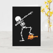 ダビングハロウィーン カード (黄色い花)