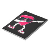 ダビングハートおもしろいギフト女の子キッズボーイズ ノートパッド (回転)