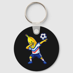 ダビングバナナ サッカー選手 フットボール 選手権 冗談めいた キーホルダー