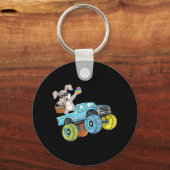 ダビングバニーハッピーイースターモンスタートラックボーイズガール キーホルダー (裏面)