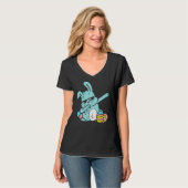 ダビングバニーラビットエッグ狩りイースター Tシャツ (正面フル)
