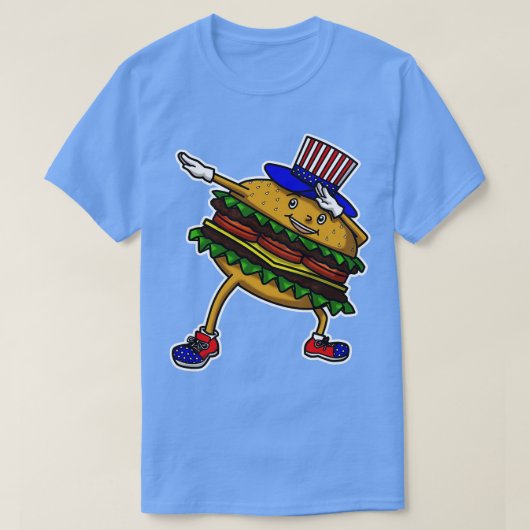 ダビングバーガー独立記念日 Tシャツ (デザイン正面)