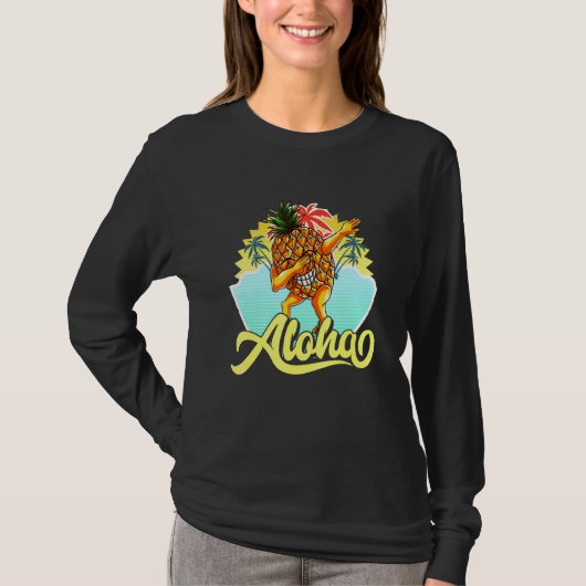 ダビングパイナップルアロハハワイ Tシャツ (正面)