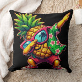 ダビングパイナップルサングラスビーチ クッション (ブランケット)