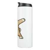 ダビングパグの子犬 タンブラー (回転右)