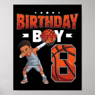 ダビングビスケトビー選手 8歳男の子 8歳の誕生日 ポスター