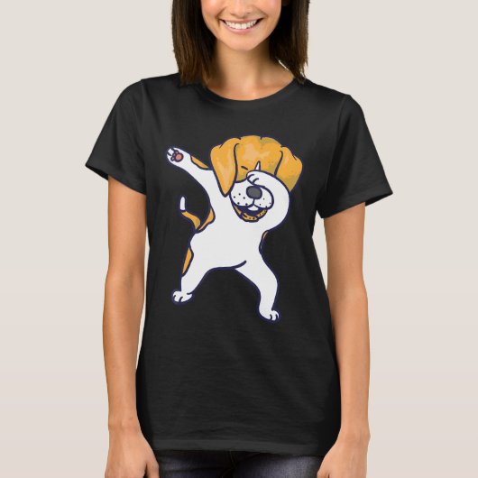 ダビングビーグルクールーGroovy I Love Dab Dogs Tシャツ (正面)