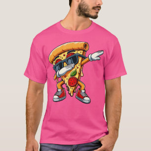 ダビングピザスライスダンスピザトドラーボーダンシン Tシャツ