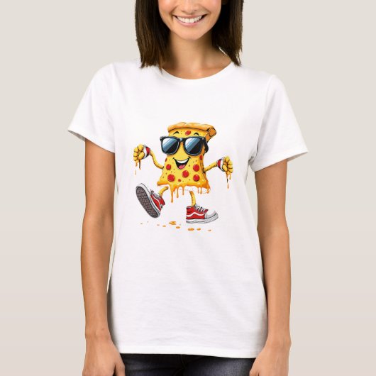ダビングピザスライスTシャツ Tシャツ (正面)