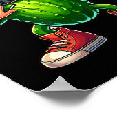 ダビングピックル踊りキュウリーバーラバーピおもしろいクル ポスター (角)