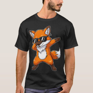 ダビングフォックスサングラス キツネ Tシャツ