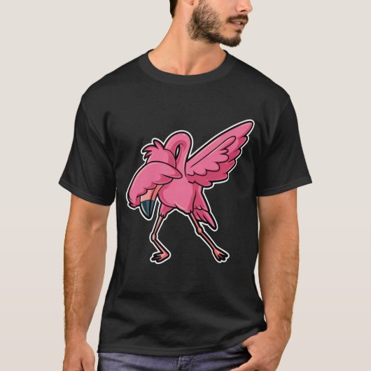 ダビングフラミンゴおもしろいダブギフト Tシャツ (正面)
