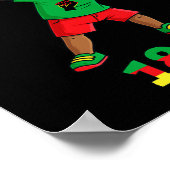 ダビングブラックキングジュネクファーメラニンブラウン肌B ポスター (角)