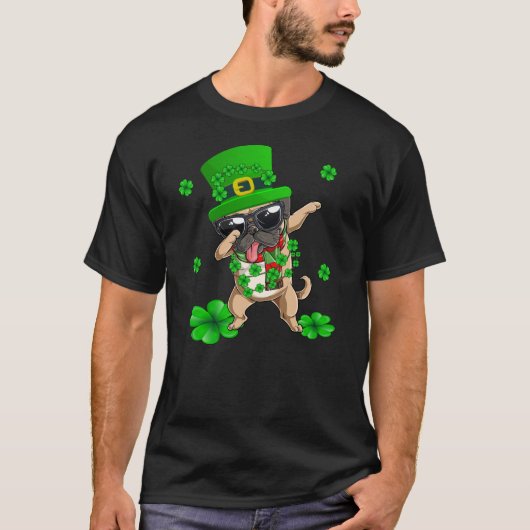 ダビングプグSt patricks day Tシャツ (正面)