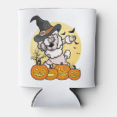 ダビングプードルハロウィーン 缶クーラー (正面)