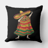 ダビングメキシコポンチョCinco De Mayoフィエスタパーティー クッション (正面)