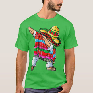 ダビングメキシコポンチョCinco de Mayo Boys Men Somb Tシャツ