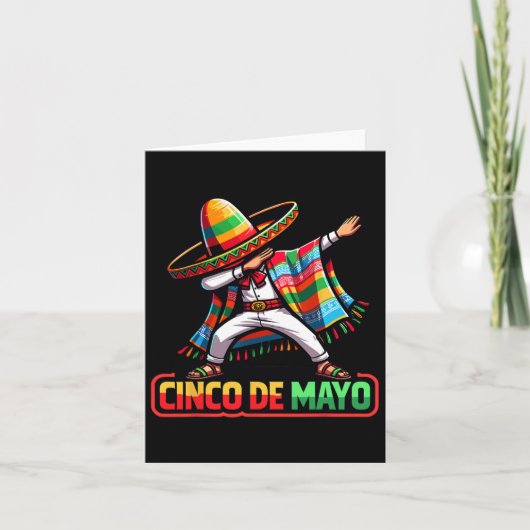 ダビングメキシコポンチョCinco De Mayo Fiesta 2 カード (正面)