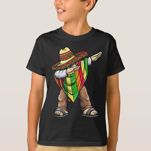 ダビングメキシコポンチョCinco De Mayo Tシャツ (正面)