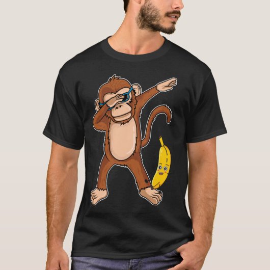 ダビングモンキーダブダンスモンキー Tシャツ (正面)