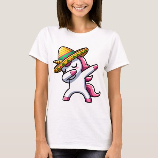 ダビングユニコーンおもしろいシンコデマヨ Tシャツ (正面)