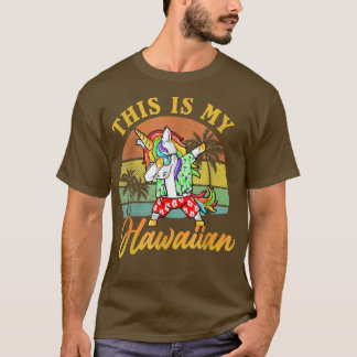 ダビングユニコーンサマービーチバケーションこれは私のH Tシャツ